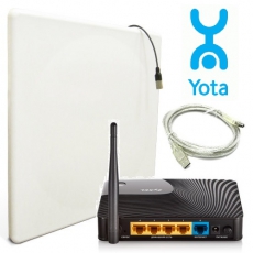 Комплект усиления YOTA 4G LTE WiFi на дачу своими руками