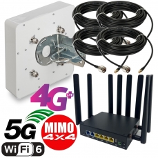Комплект усиления Комплект усиления 5G 4G LTE Cat.16/18/20/22 MIMO 4x4 Ultra своими руками