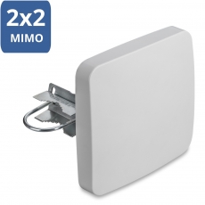 Панельная направленная стационарная антенна внешняя MIMO 2x2 4G LTE 3G, 15 дБ (LITE) (1700-2700 МГц)