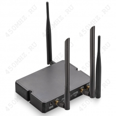 WiFi-роутер 4G+ LTE-A 3G Kroks Rt-Cse e6/m6 - стационарный полупромышленный маршрутизатор (Cat.6, Dual SIM, LAN х 3, WAN, антенны SMA x 2, RP-SMA x 2)