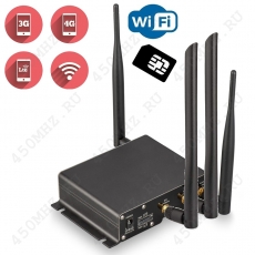 роутер 3G 4G WiFi Kroks eQ-EP DS стационарный (Cat.6, Dual SIM, LAN х 4, WAN, ант. разъемыSMA x 2, RP-SMA x 2)