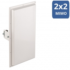 Панельная направленная стационарная антенна внешняя MIMO 2x2 4G LTE 3G, 18 дБи (1700-2700 МГц) AGATA MIMO, KAA-18/1700-2700