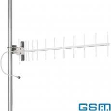 Стационарная направленная антенна волновой канал (YAGI) GSM-900/ 3G-900/ 4G LTE-900 МГц, 15 дБи