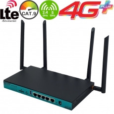 WiFi-роутер 4G+ LTE-A ZBT WG1608 (Cat.9, WiFi-5, AC1200, гигабитные LAN/WAN, USB 3.0, ант. разъемы SMA x 4, TTL, OpenWRT, VPN)