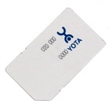 SIM-карта YOTA - безлимитный Интернет LTE 4G (вся Россия)