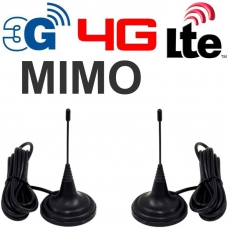 Всенаправленная круговая мультистандартная круговая антенна MIMO 2x2 4G LTE 3G 2G GSM, 4-6 дБи (800-2700 МГц)