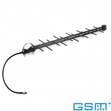 Стационарная направленная антенна волновой канал (YAGI) GSM-900 / 3G-900 / 4G LTE-800 МГц, 10 дБи