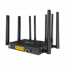 WiFi-роутер ZBT Z8105ax-M2-T Dual SIM для модулей 5G / 4G LTE типа M2 (WiFi-6, AX3000, гигабитные LAN/WAN, антенны х 8, TTL, OpenWRT, VPN)