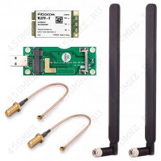 Fibocom USB kit LTE Cat.6- 4G+ LTE-A 3G USB-модем (до 300 Мбит/сек, ант. разъемы SMA)