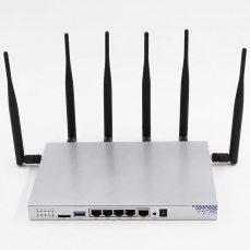 Cioswi / ZBTLink WG3526 - полупромышленный WiFi-маршрутизатор 4G+ LTE-A (Cat.9, mini PCI-e / M2, 2.4+5 ГГц, гигабитные LAN х 4, WAN, съемные ант. х 6 шт., USB)