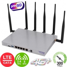 WiFi-роутер 4G+ LTE-A ZBT WG3526 (Cat.9, WiFi-5, AC1200, гигабитные LAN/WAN, USB 3.0, ант. разъемы SMA x 2, TTL, OpenWRT, VPN)